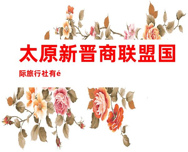 太原新晋商联盟国际旅行社有限公司