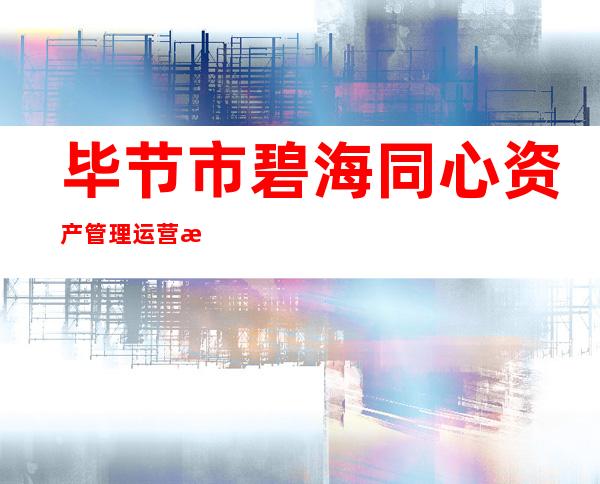 毕节市碧海同心资产管理运营有限责任公司