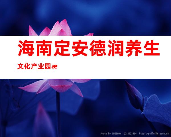 海南定安德润养生文化产业园有限公司